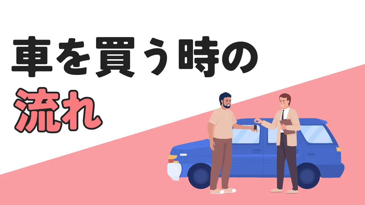 車を購入する際の流れ