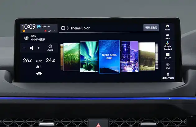 12.3インチHonda CONNECTディスプレー
