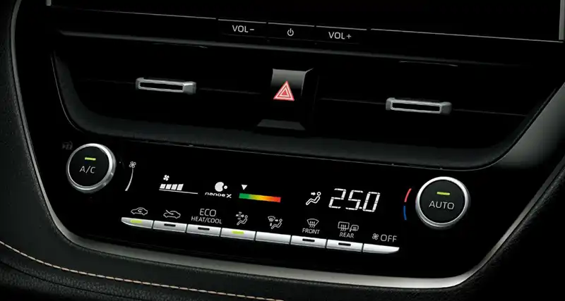 空気の汚れを6段階で表示するインジケーター