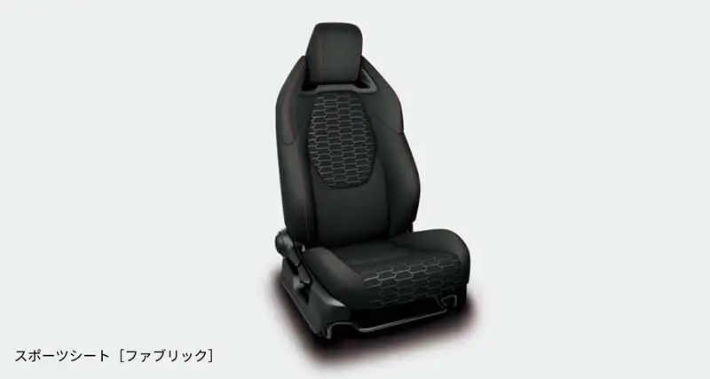 ファブリックスポーツシート