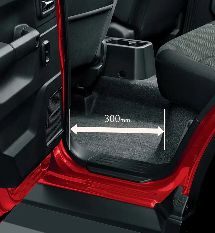 5ドア化の効果が表れやすいのが、やはり後席の使い勝手です！