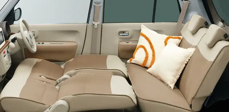 フルフラットにすることでゆったりとくつろげます