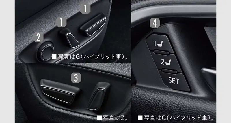 運転席8ウェイパワーシート