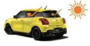クリアタイプのUV＋IRカットフィルムセットは、リヤサイド＋バックドアのセットです