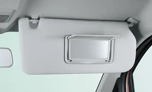 バニティーミラーを装備