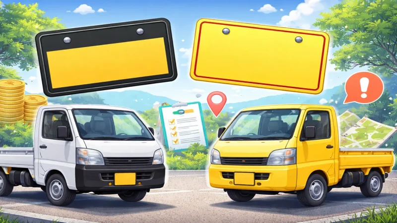 黒ナンバーで何ができる?取得方法と黄色ナンバーとの違い