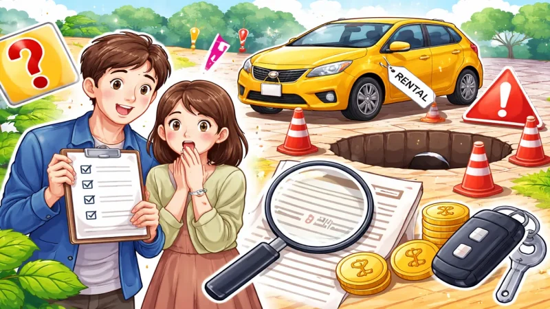 長期レンタカーはここに注意！初心者がハマりやすい落とし穴と賢い使い方