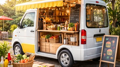 軽バンを利用して移動販売！キッチンカーの自作方法と費用総額