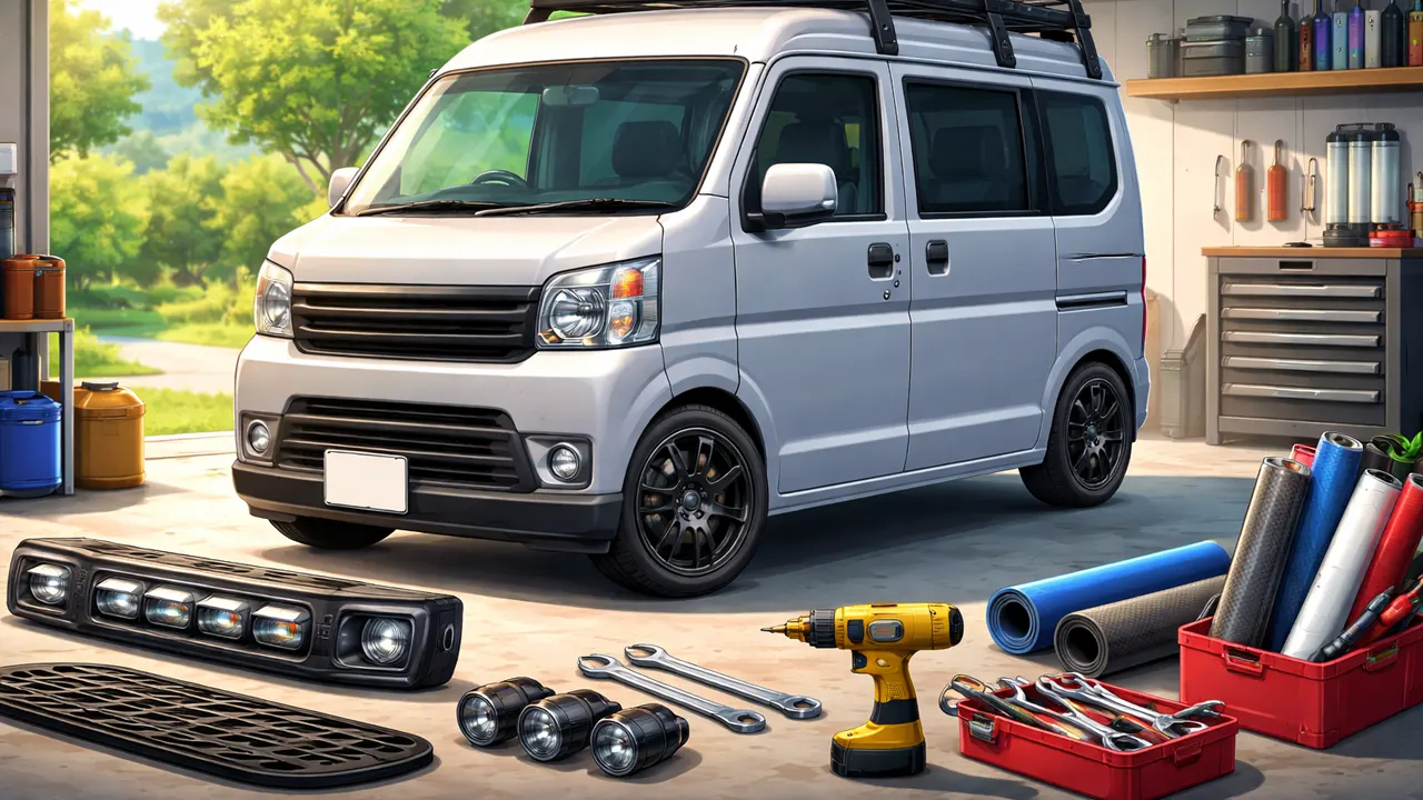 軽バンのリース車両はカスタムできない？カスタム可能な範囲と注意点
