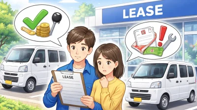 軽バンリースの注意点とは？契約前に知っておきたいメリットとデメリット