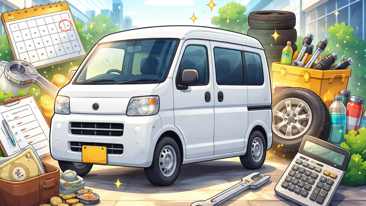 軽バンのメンテナンス費用は年間いくら？項目別の料金相場・交換時期・維持費を安く抑えるコツを徹底解説！
